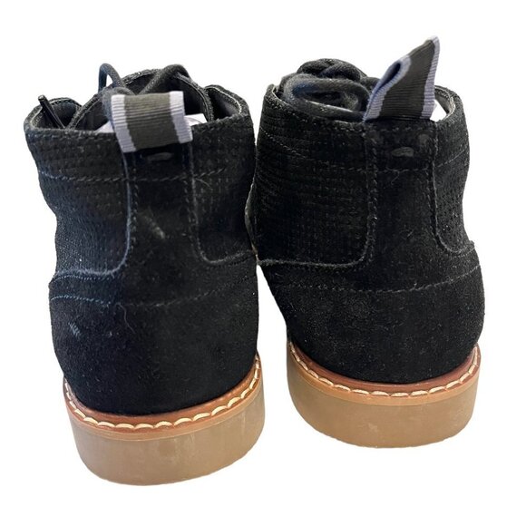 NEW Steve Madden Hardenn Men's Black Suede Leather Lace-Up Chukka Ankle Boots - Picture 7 of 13